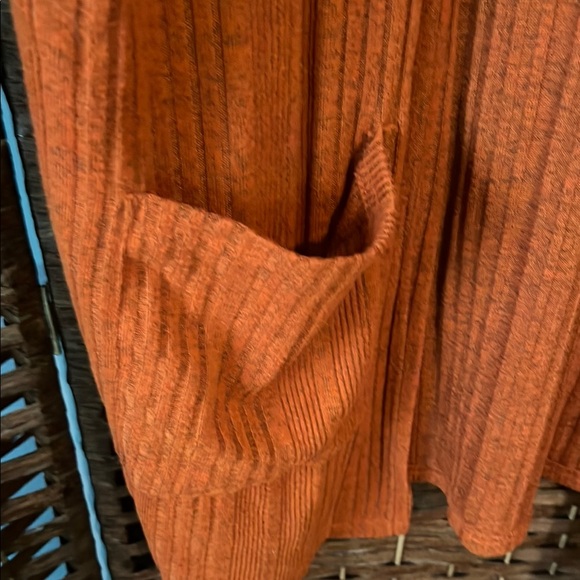 SHEIN Orange Open Front Cardigan - Picture 3 of 5